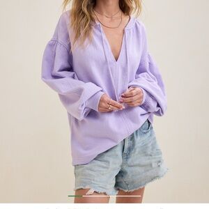Aerie Easy Street Sweatshirt - Lavender, Medium